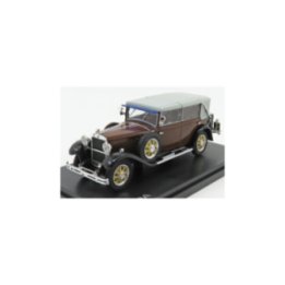 ABREX ŠKODA 860 CABRIOLET CLOSED 1932 - BROWN LIGHT GREY 1/43