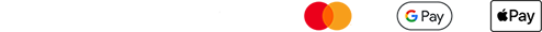 Visa, Mastercard, GoPay, Google Pay, Apple Pay